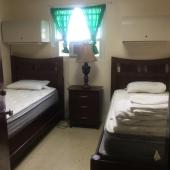 Two beds and sheets for Warwick Camp Barracks Officers Quaters